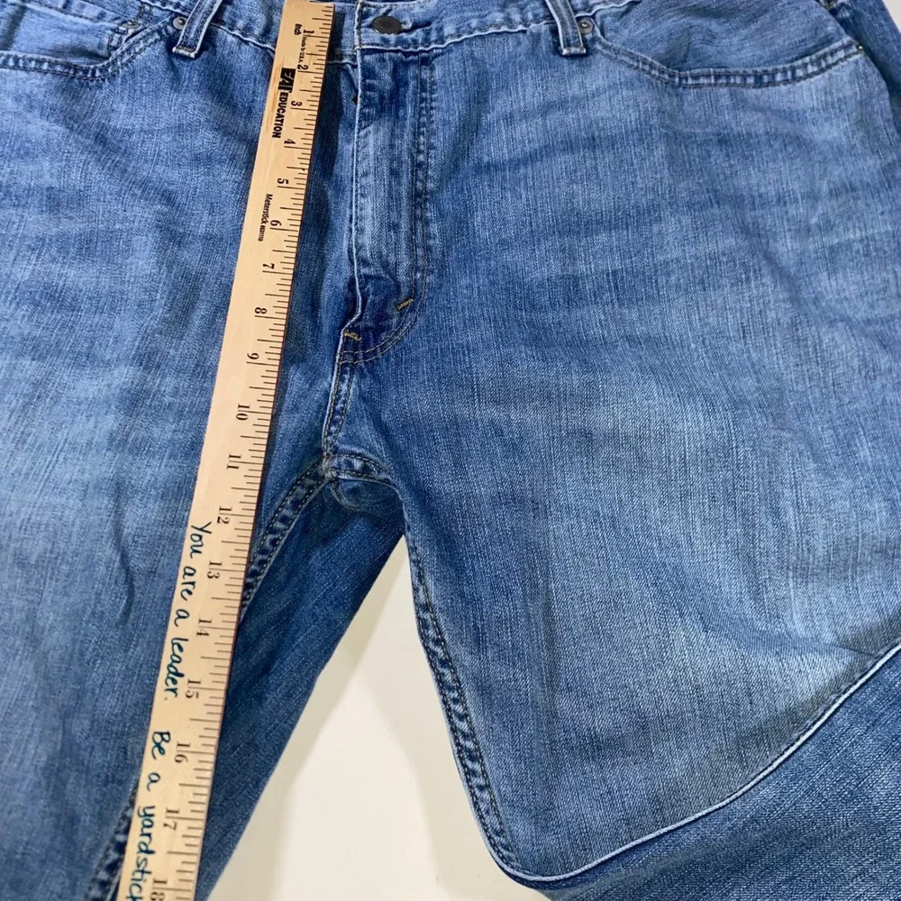 Levis 559 Relaxed Straight Jeans Mens 40x30 Medium Wash Blue WaterLess Denim